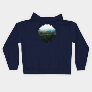 Bridge In The Middle Of The Forest Kids Hoodie